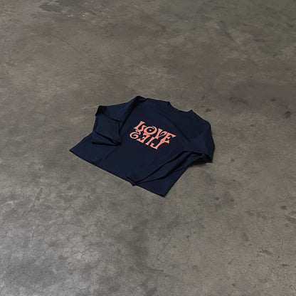 LOVE LIES DOUBLE SLEEVE TEE