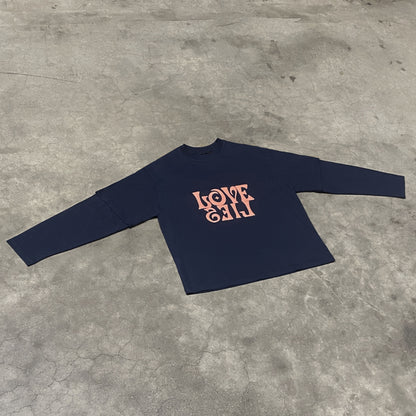 LOVE LIES DOUBLE SLEEVE TEE