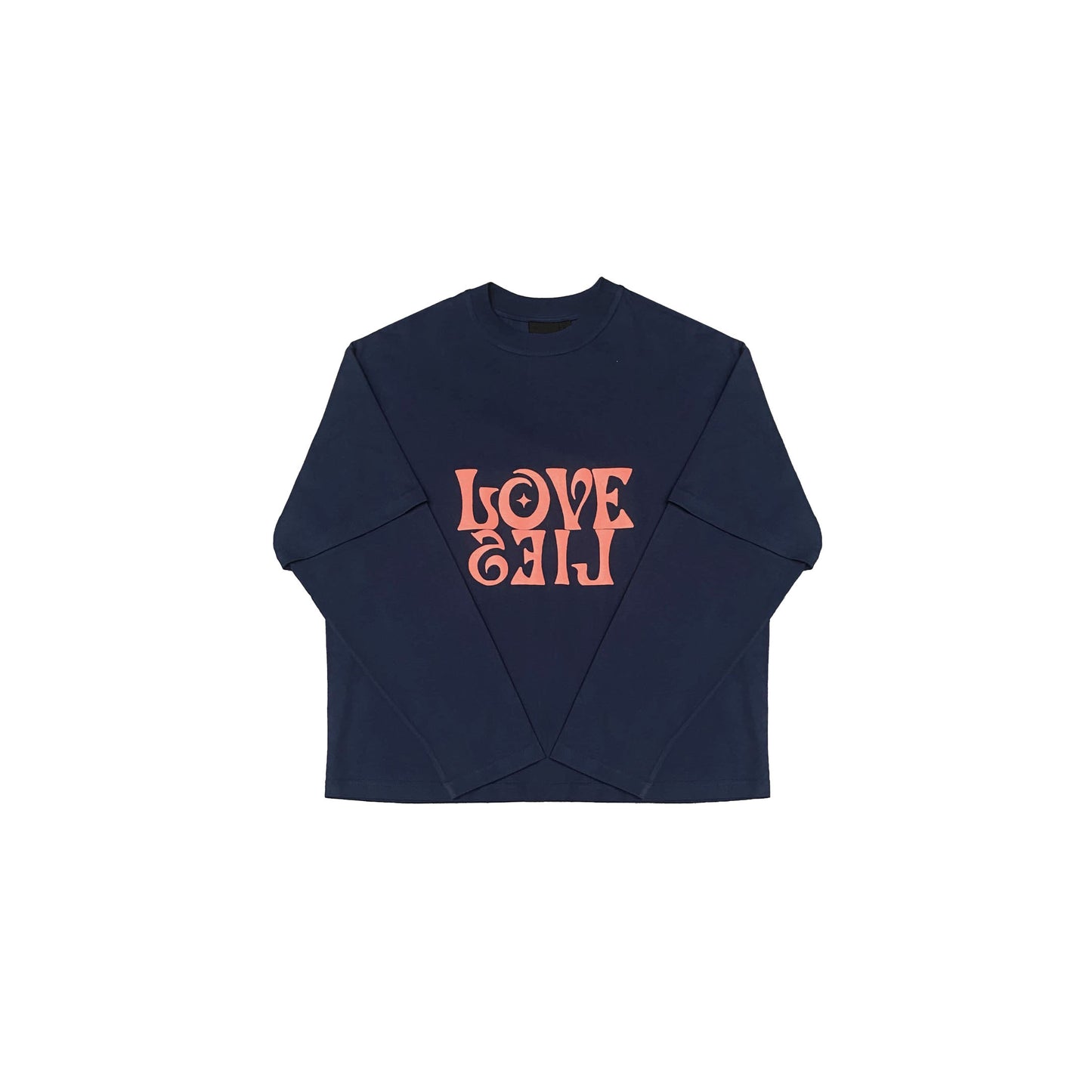 LOVE LIES DOUBLE SLEEVE TEE